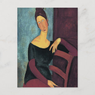 Amedeo Modigliani, Portrait of the Artist's Wife Postcard