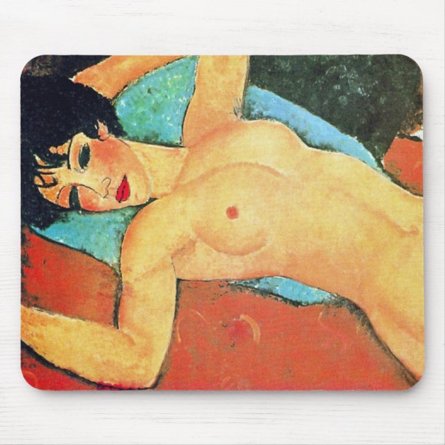 Amedeo Modigliani - Reclining Woman Mouse Mat (Front)