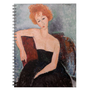 Amedeo Modigliani - Redheaded Girl Evening Dress Notebook