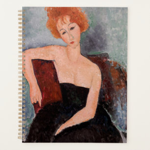 Amedeo Modigliani - Redheaded Girl Evening Dress Planner
