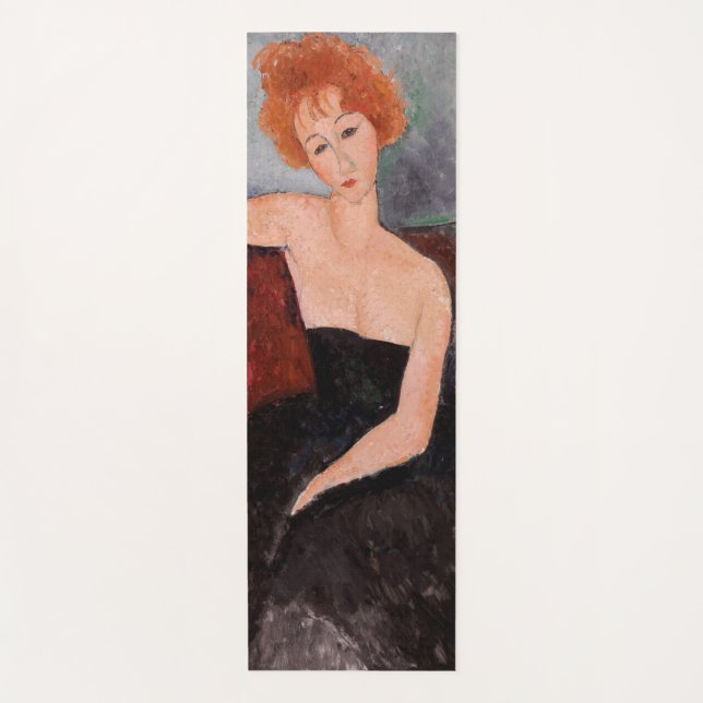 Amedeo Modigliani - Redheaded Girl Evening Dress Yoga Mat (Front)