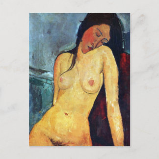Amedeo Modigliani - Seated Female Postcard