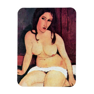Amedeo Modigliani - Seated Woman Magnet