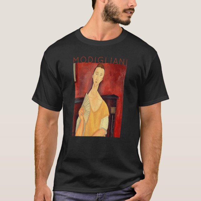 Amedeo Modigliani Woman With A Fan For Artists T-Shirt (Front)