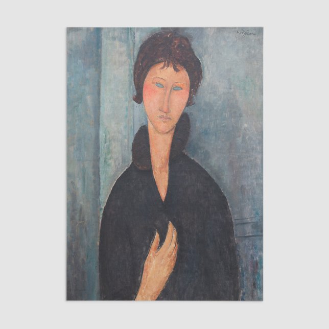 Amedeo Modigliani - Woman with Blue Eyes Tissue Paper (Creator Uploaded)
