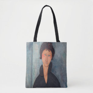 Amedeo Modigliani - Woman with Blue Eyes Tote Bag