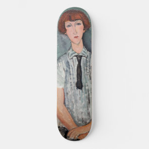 Amedeo Modigliani - Young Girl in a Striped Blouse Skateboard