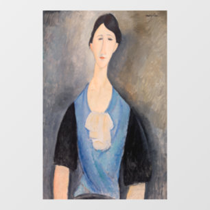 Amedeo Modigliani - Young Woman in Blue Window Cling