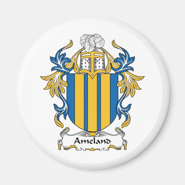 Ameland Family Crest Magnet (Front)