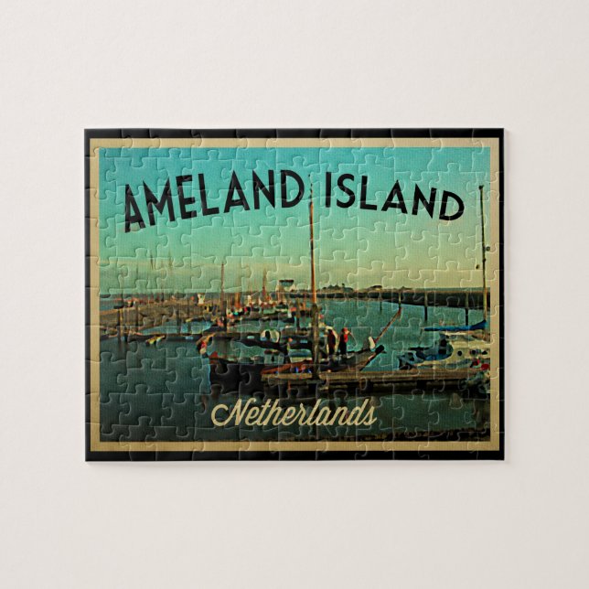Ameland Island Netherlands Jigsaw Puzzle (Horizontal)