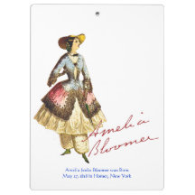 Amelia Bloomer Clipboard - Can Be Personalised