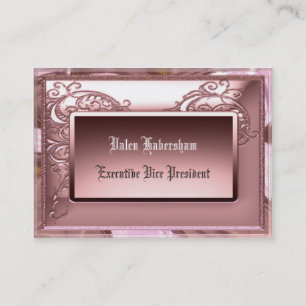 Amelia Blush Customisable Business Card