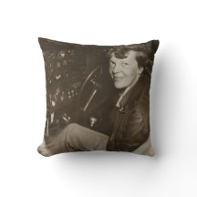 Amelia Earhart Candid Aeroplane Cockpit Photo 1937