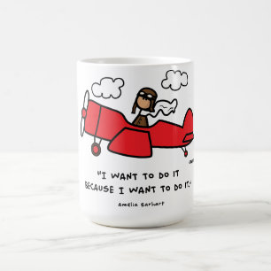 Amelia Earhart mug