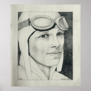 Amelia Earhart Poster