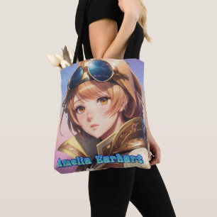 Amelia Earhart (Shoulder): Tote Bag