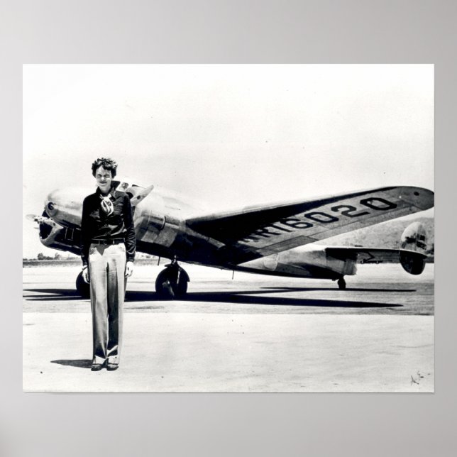 Amelia Earhart standard size Poster (Front)