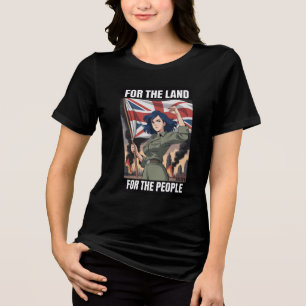 Amelia England Patriotic UK St George Flag Shirt