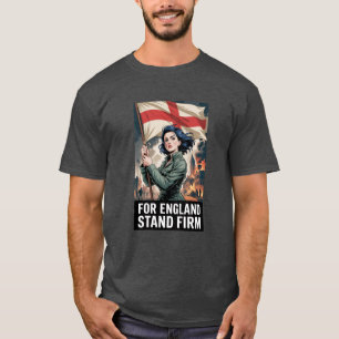 Amelia England UK St George Flag Patriotic Shirt