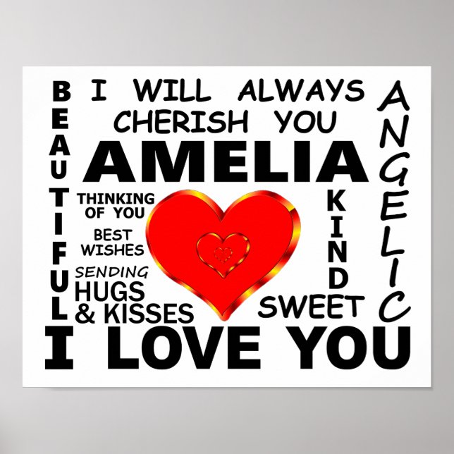 Amelia I Love You Poster (Front)