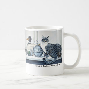Amelia is Black and White in Colour Mug