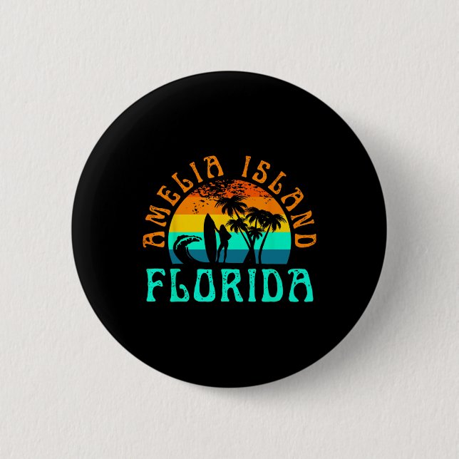Amelia Island _1  6 Cm Round Badge (Front)
