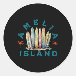 Amelia Island _5 Classic Round Sticker