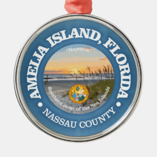 Amelia Island (C) Metal Tree Decoration