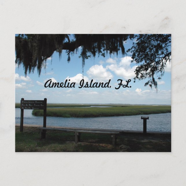 Amelia Island, FL. postcard (Front)