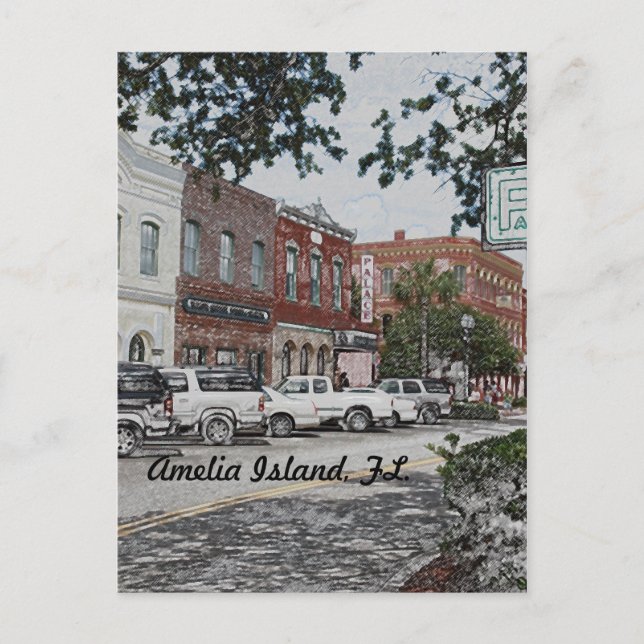 Amelia Island, FL. postcard (Front)