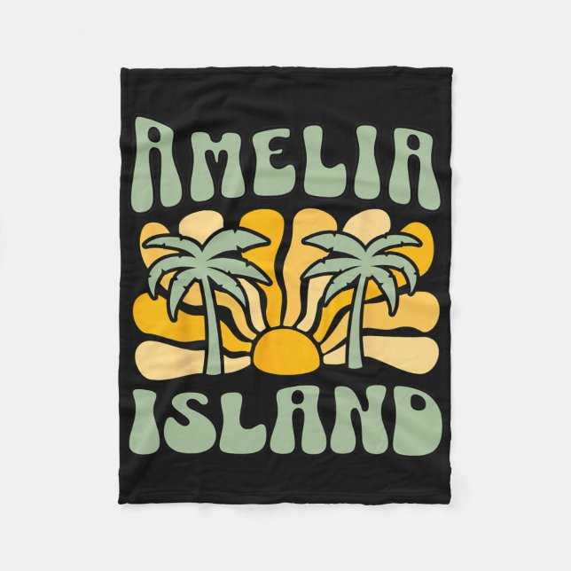 Amelia Island  Fleece Blanket (Front)