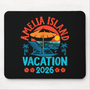 Amelia Island Florida 2026 Vacation Beach Summer V Mouse Mat