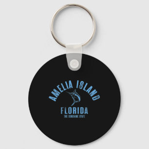 Amelia Island Florida Beach Fl Vintage Beach Front Key Ring