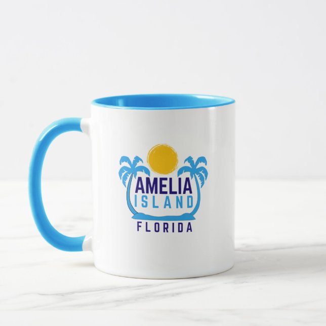 Amelia Island Florida Coffee Mug (Left)