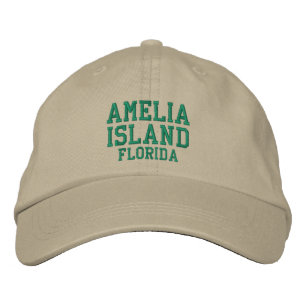 Amelia Island Florida Embroidered Baseball Hat