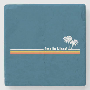 Amelia Island Florida Stone Coaster
