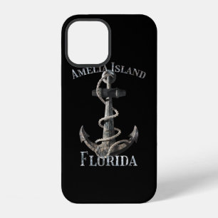 Amelia Island Florida Vacation Nautical Anchor Sai iPhone 12 Case