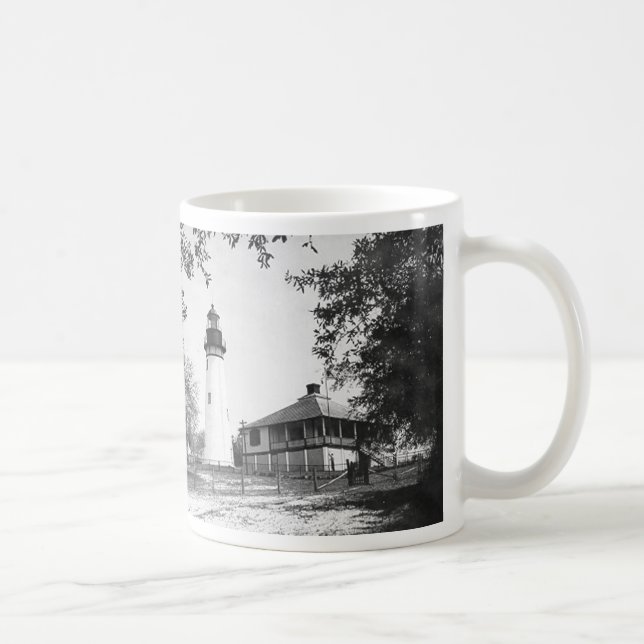 Amelia Island Lighthouse Coffee Mug (Right)