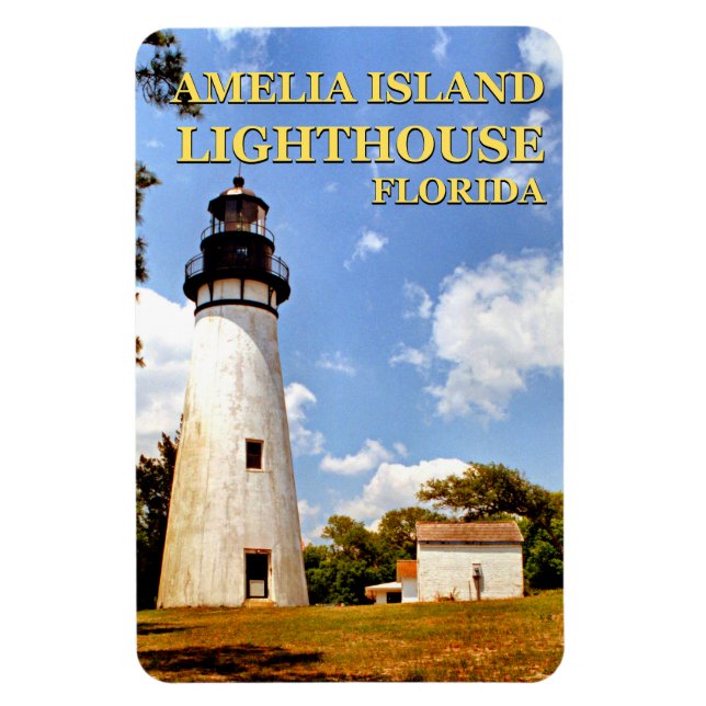 Amelia Island Lighthouse, Florida Flexi Magnet (Vertical)