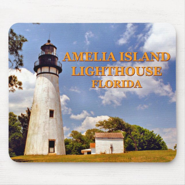 Amelia Island Lighthouse, Florida Mousepad (Front)