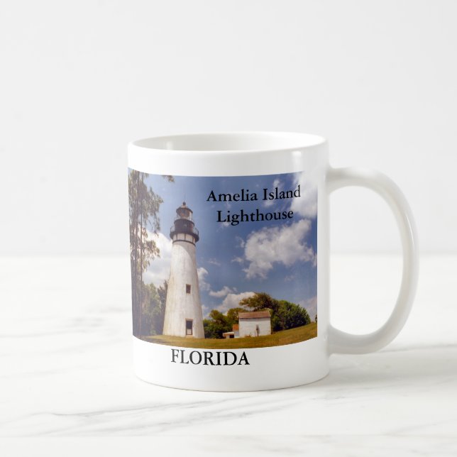 Amelia Island Lighthouse, Florida Mug (Right)