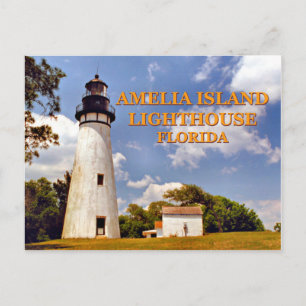 Amelia Island Lighthouse, Florida Postcard