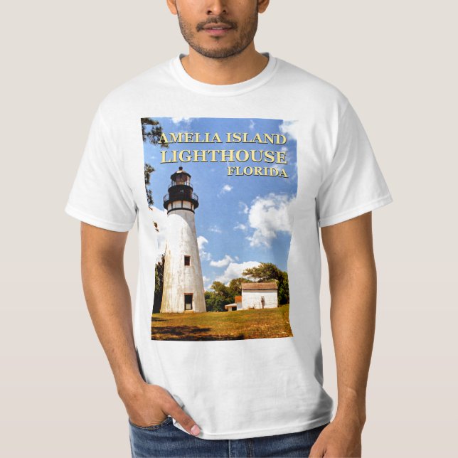 Amelia Island Lighthouse, Florida T-Shirt (Front)