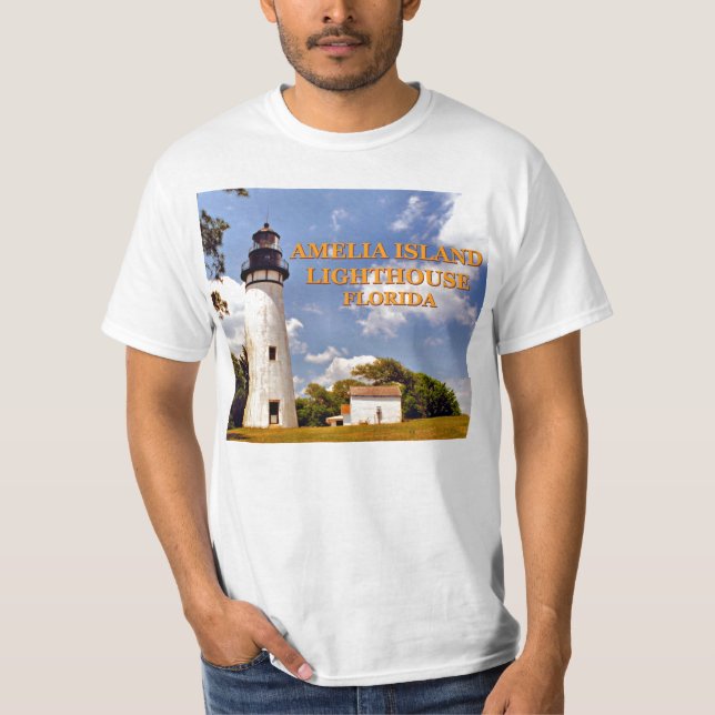 Amelia Island Lighthouse, Florida T-Shirt (Front)