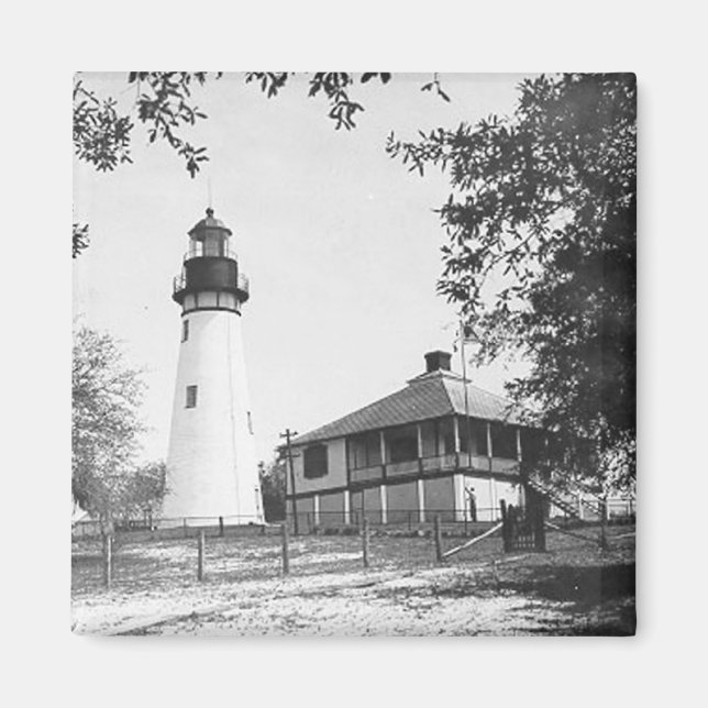 Amelia Island Lighthouse Magnet (Front)