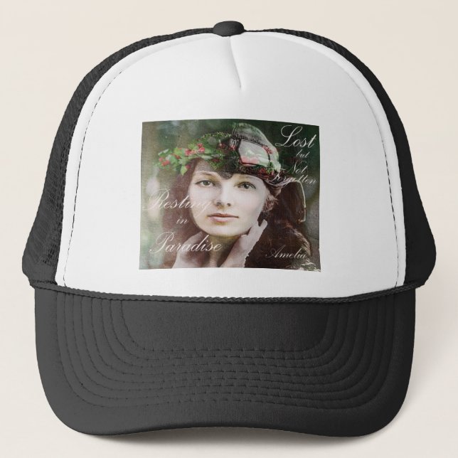 Amelia Lost In Paradise Trucker Hat (Front)