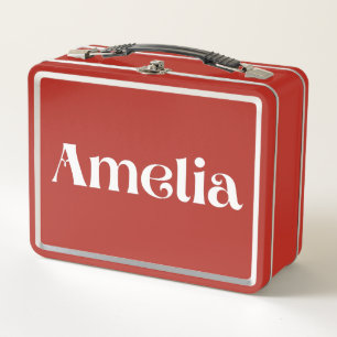 Amelia Metal Lunch Box