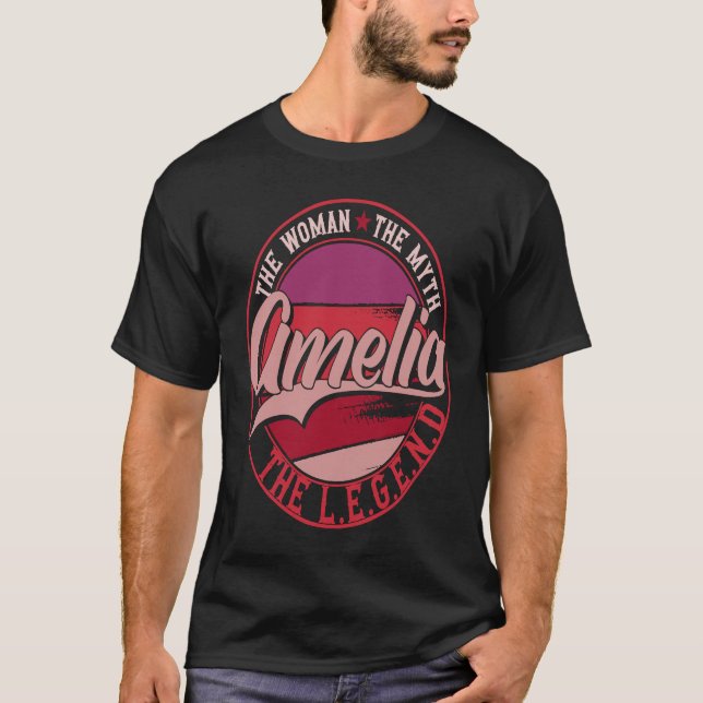 Amelia the Lady of Myth the Legend T-Shirt (Front)