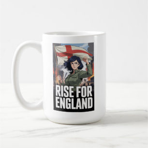 Amelia UK England Patriotic St George Flag  Coffee Mug