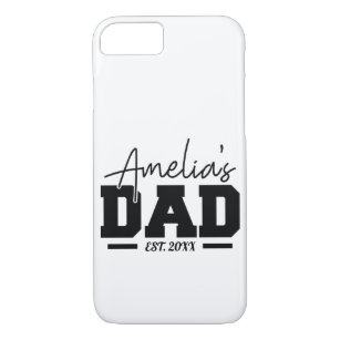 Amelia's Dad Personalised Est. 20XX Choose Date Case-Mate iPhone Case
